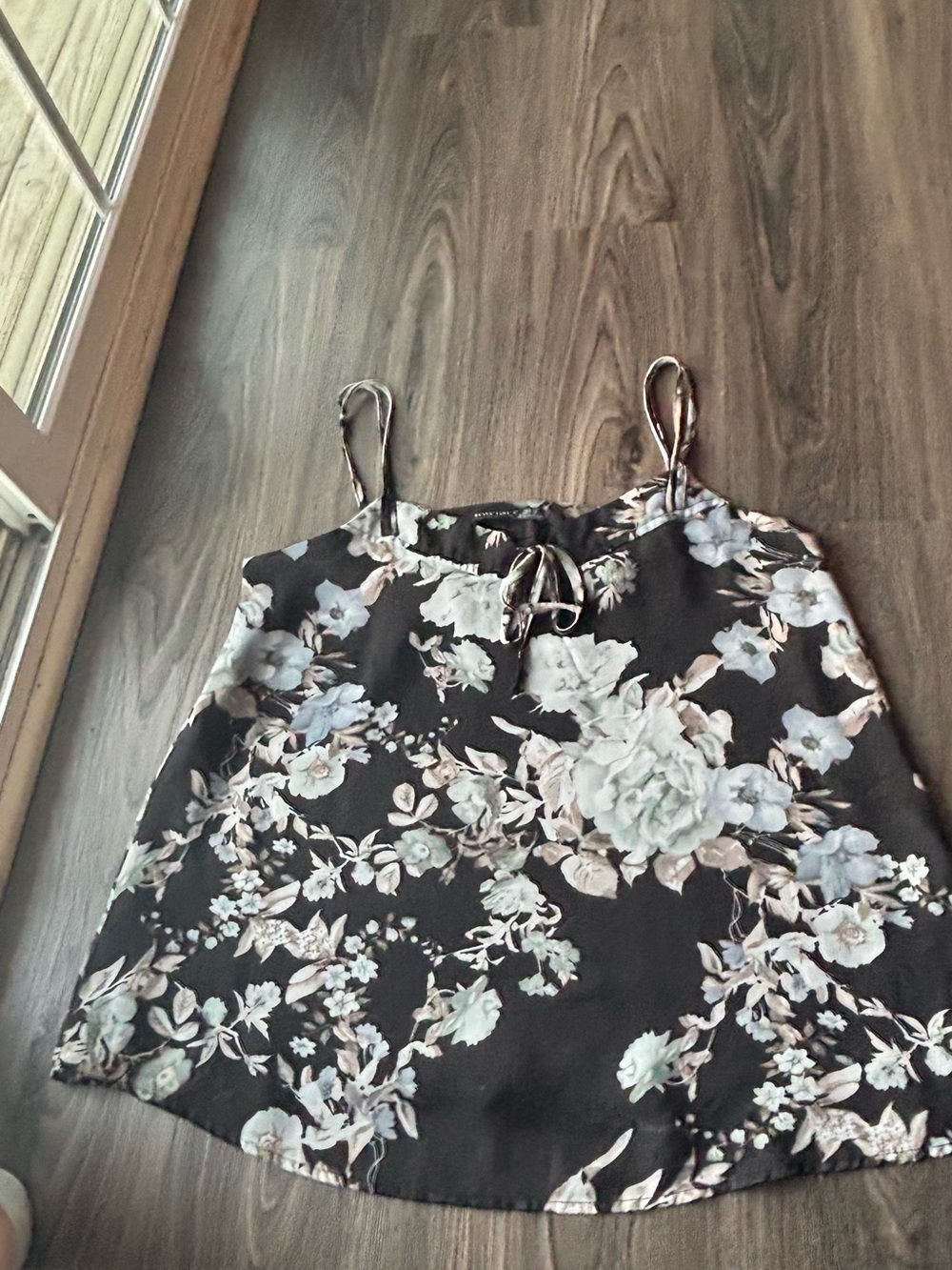 Mexx Black Floral Spaghetti Strap Cami